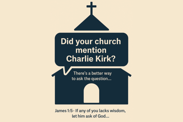 did your church mention charlie kirk on sunday